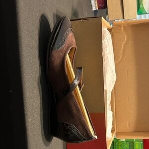 Comfortiva Brown and Black Loafers